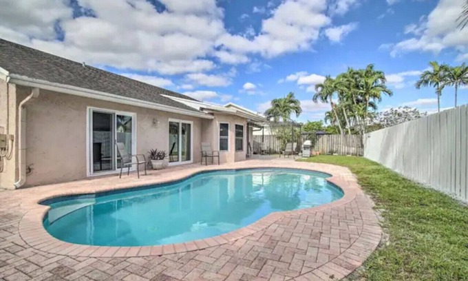 Lauderhill Casa | 3BR Home w/ Private Pool near Sawgrass Mills Mall
