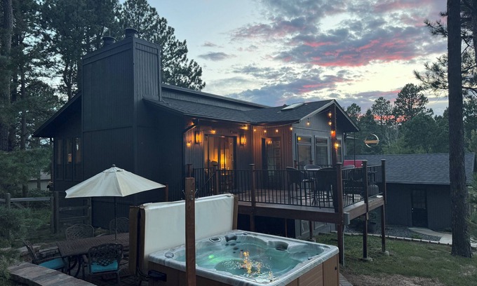 Woodmoor Casa | 4-bed 3-bath house with hot tub, fenced yard, and garage in Monument