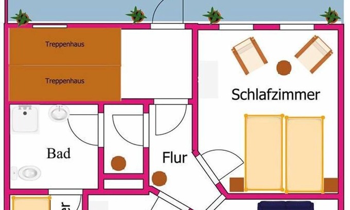 Traben-Trarbach Apartamento | 4-bed apartment - Fanny I - Winery Josef Ehses