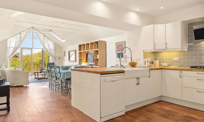 Manorbier Cabaña | Alojamiento de 4 habitaciones en Manorbier