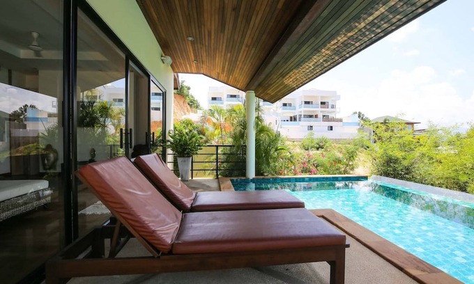 Moo 5 Villa | 4 Bedroom Sea View Villa Suay Paap SDV262-By Samui Dream Villas