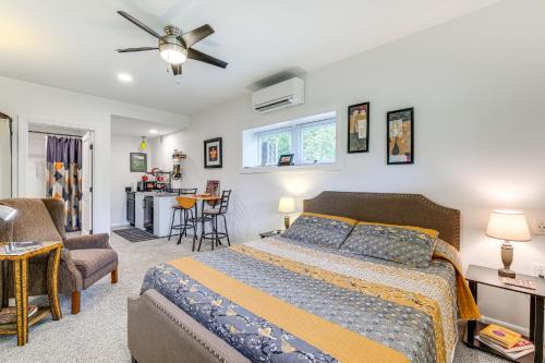Court House Apartamento | 4 Mi to Blue Ridge Parkway Floyd Studio with Yard