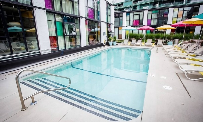 West Fens Hotel | 4 Retro-vibe Units w/ Balcony! Parking, Onsite Pool, Garden! Near Inman Square