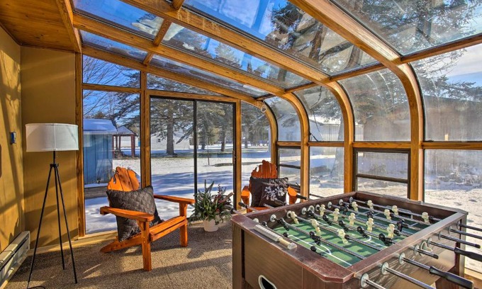 Houghton Lake Casa | 4 Season, Waterfront Houghton Lake House with Dock!