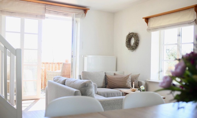 Reussenkoge Apartamento | 4-sterne-komfort in der Hellen Ferienwohnung "amrum" mit Wohlfühlcharakter