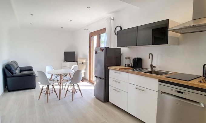 Clairvaux-les-Lacs Apartamento | 40m2 apartment with terrace