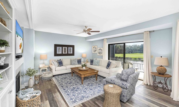 Kiawah Island Condominio | ¡NUEVO LISTADO! 4914 Turtle Point: $ 150 Beach Gear / Bike Credit! Vista a la laguna