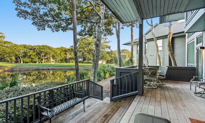Kiawah Island Condominio | 4941 Turtle Point: Updated 2BR Villa, Lagoon Views, Beach Gear/Bike Credit