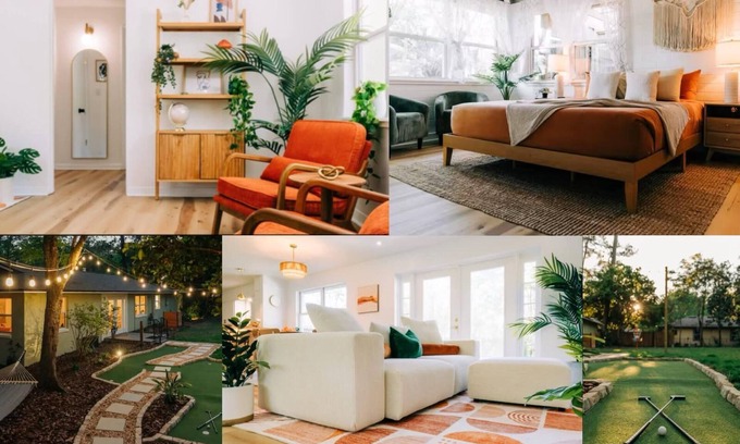 Duckpond Casa | 4BR Boho Oasis w/Mini Golf & Games!