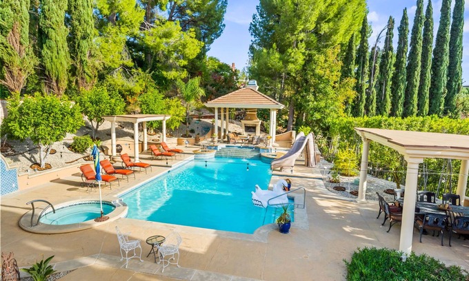 Porter Ranch Casa | 4BR Home Resort w/Games/Slide/Oasis