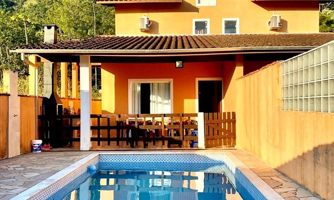 Mococa Casa | Casa 4Q con piscina y aire-Prox. Playa de playa Playa cerrada Mococa L. North SP