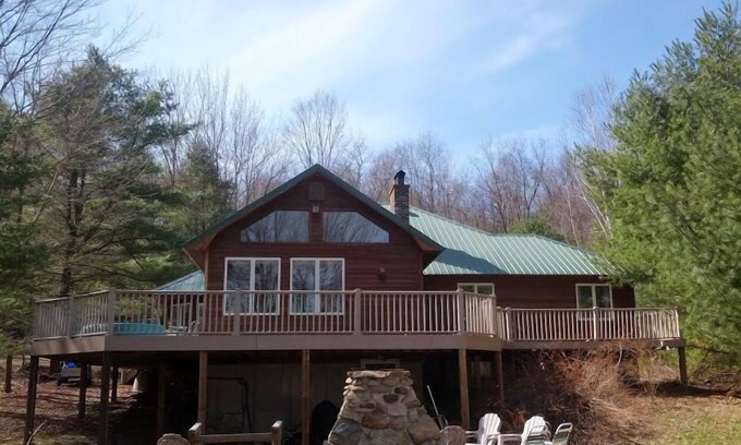 Hadley Casa | 5 Br 2. 5 Ba Lakeside Inicio En Gran Lago Sacandaga 50 'Beach, Gran Dock y Cubierta