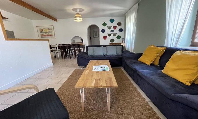 Meaudre Apartamento | 5 minutes from the village, spacious accommodation in a typical Vercors farmhouse