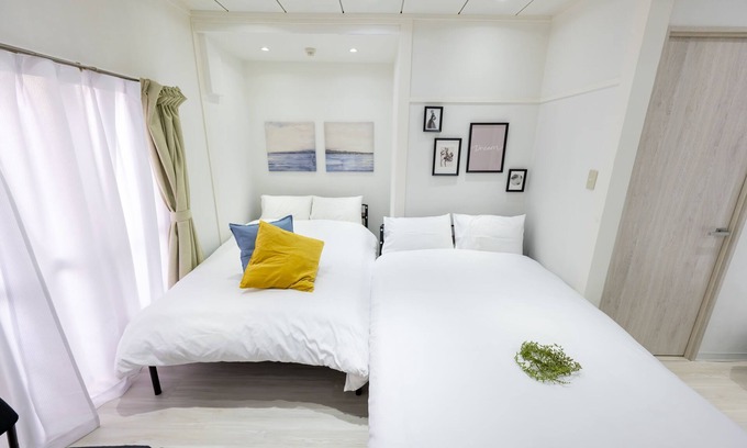 Yotsuya Apartamento | 5-minute walk from Yotsuya Station in Shinjuku-ku, close to Shinjuku Gyoen Garden, can accommodate 6 people/ 3 beds, keep luggage ok, free Wi-Fi