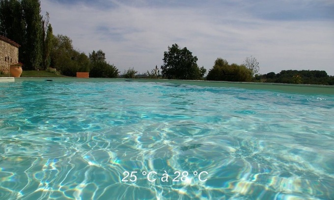 Rouffiac Casa | Casa rural La Maresque, climatizada, piscina climatizada, 12 personas, a 5 minutos de Albi