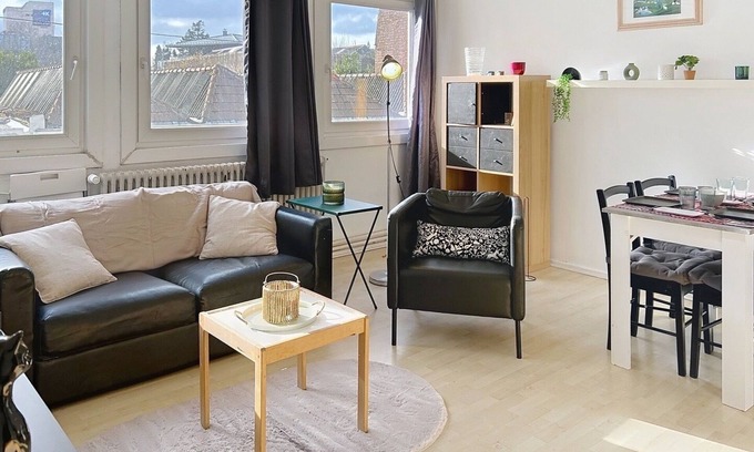 Marcq-en-Baroeul Apartamento | 5 minutes from Lille ! Bright apartment for 4 people