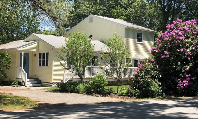 Charlestown Casa | 5 minutes to beautiful RI beaches! Inviting home with outdoor shower, fire pit.