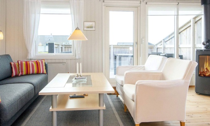 Vrist Strand Casa | Moderna casa de vacaciones en Harboore Dinamarca con terraza