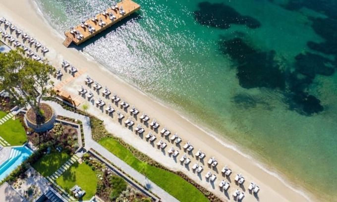 Bodrum City Center Complejo | 5 Star Resort 4+1 Flat with Private Beach