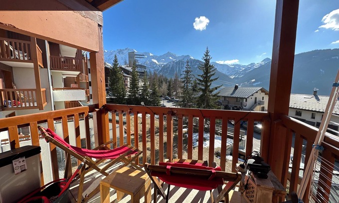 Vallandry Apartamento | 50 m² apartment Peisey Valandry - Les Arcs - Paradiski at the foot of the slopes