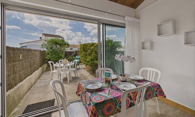 Longeville-sur-Mer Apartamento | 50 m de la playa - Piso para 5 - Terraza