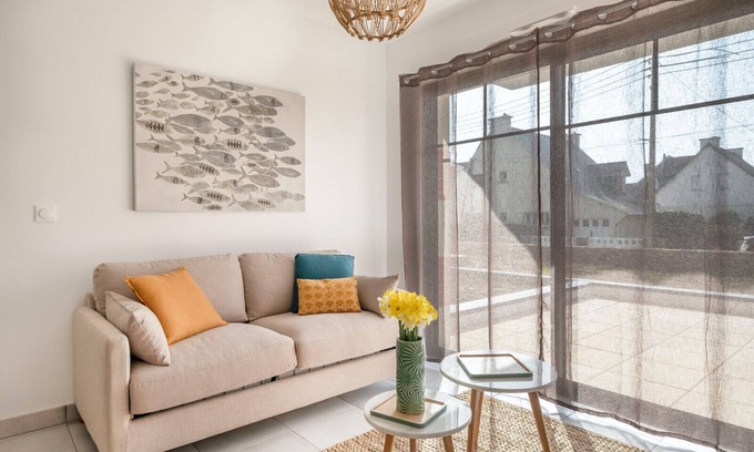 Pleneuf-Val-Andre Apartamento | A 50m de la playa, bonito piso para 4 personas