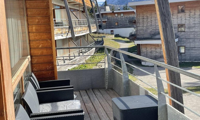 Vaulnaveys-le-Haut Apartamento | 50m from the slopes apartment for 4/6 people with south-facing balcony