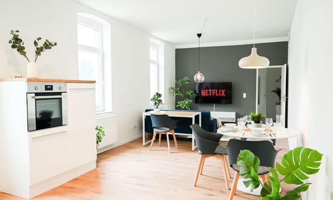 Krefeld Apartamento | 50qm Apartment in Krefeld zentral gelegen mit hohen Decken - BEUYS Apartments - Krefeld