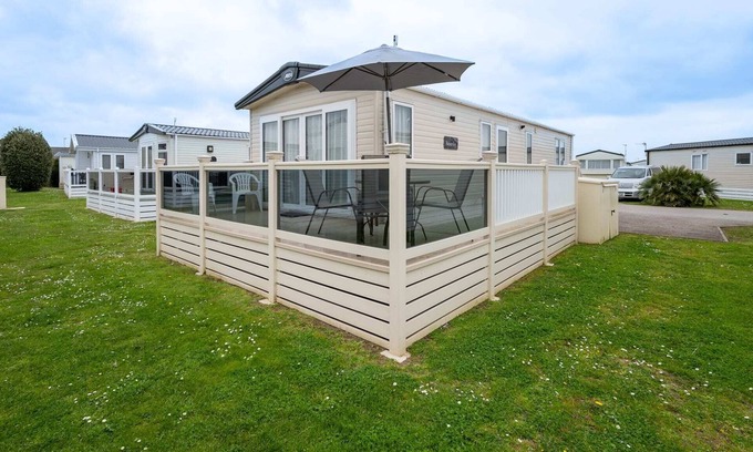 Pevensey Chalet De Esquí | 53 The Lawns Pevensey Bay Holiday Park Beach
