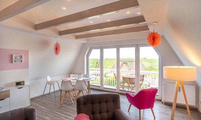 St. Peter-Ording Apartamento | 54 Grad Weitblick - Appartement mit Blick auf den Ordinger Strand