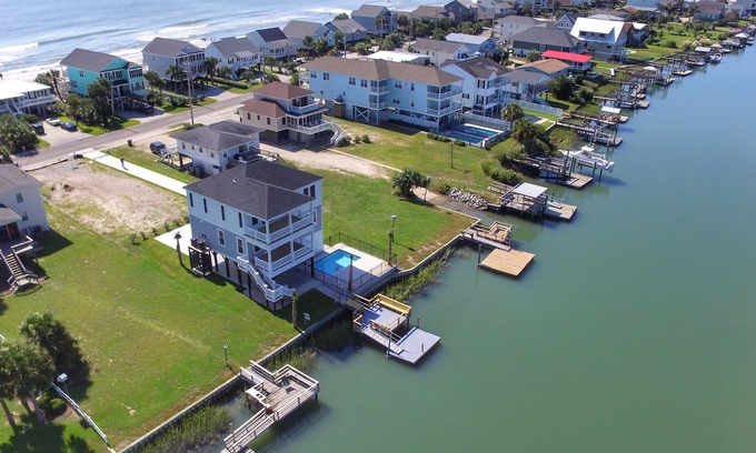 Murrells Inlet Casa | NUEVO 5BRM ALQUILER DE PLAYA DE LUJO EN LA ENTRADA CON PISCINA PRIVADA Y PASOS AL OCÉANO