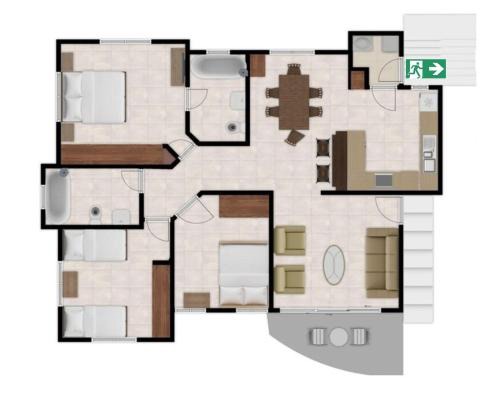 Guaricano Apartamento | 5DR Cozy 3-Bedroom Apartment Santo Domingo