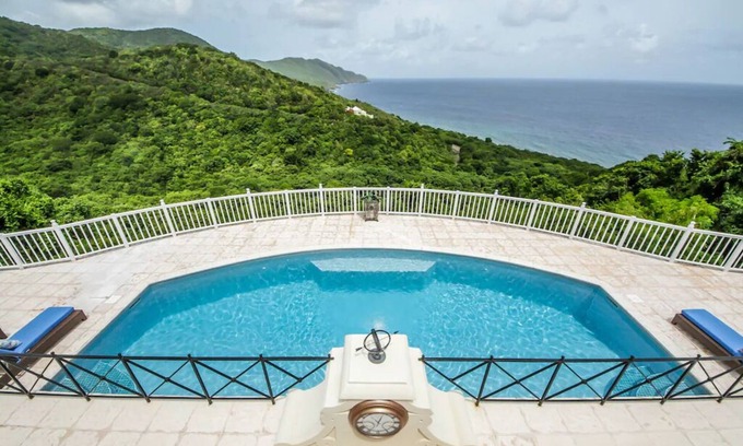 Estate Prosperity East Casa | 6 beds 8 bathroom St Croix Gorgeous view of the Caribbean Sea to Rain Forest