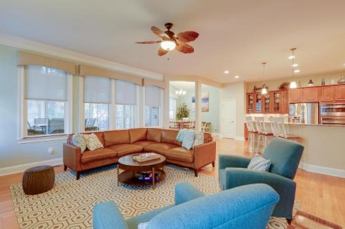 Ocean View Casa | 6 Mi to Bethany Beach Family Home with BBQ and Yard