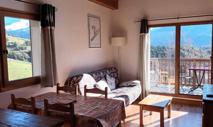 Aussois Apartamento | Apartamento para 6 personas con Wifi y vista a la montaña