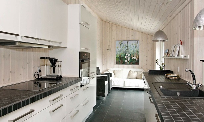 Strandby Casa | Impresionante casa en Strandby Dinamarca con terraza