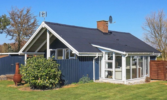 Næs Casa | Espaciosa casa de vacaciones en Fionia con terraza cubierta