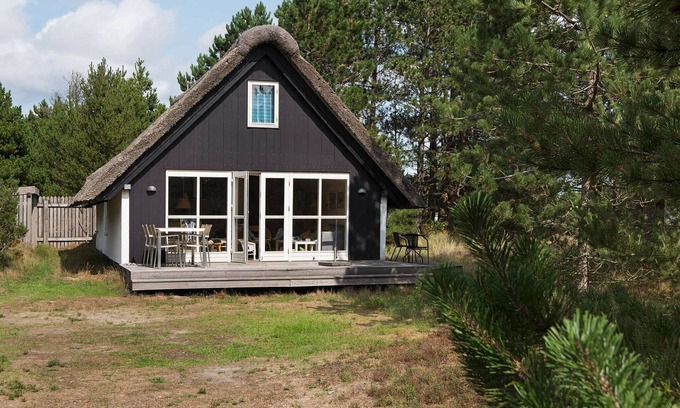 Sønderstrand Casa | Apacible casa de vacaciones con terraza en Jutlandia
