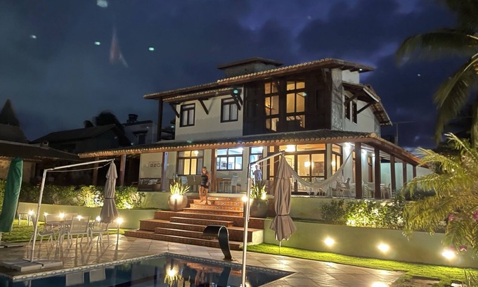 Barra do Jacuipe Casa | "6 suites, Cond. Canto del Sol, 450 meters from the beach, heated pool, barbecue."