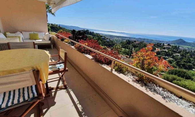 Mandelieu-La-Napoule Apartamento | 62 M2 APARTMENT AND TERRACE WITH EXCEPTIONAL SEA VIEW - PRIVATE POOL