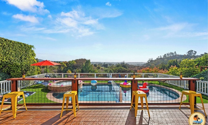 Tierrasanta Casa | 6BR San Diego Escape: Pool, Spa & Sunset Views!