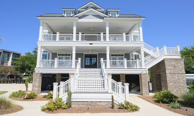 North Litchfield Beach Casa | 7 BR Beach House, with Private Pool, Elevator, Ocean Views! Moore Fun!