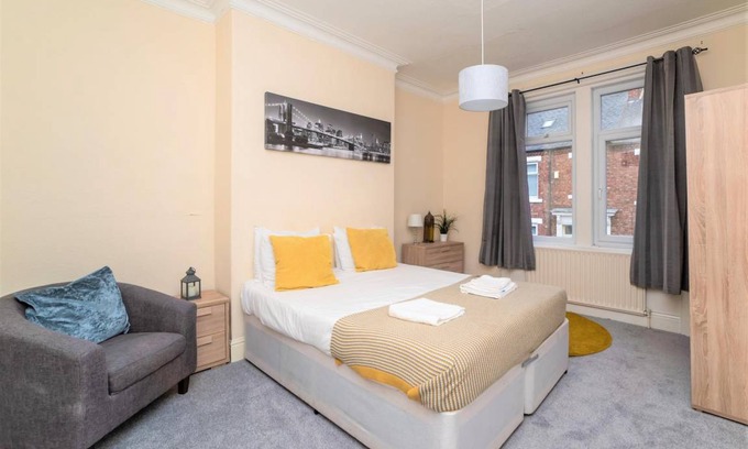 South Shields Apartamento | 70 m² Apartamento ∙ 3 habitaciones ∙ 5 personas
