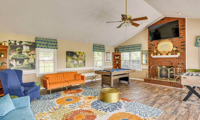 Bunnlevel Casa | 78-Acre Retreat Near Campbell U: Fish, Play, Relax