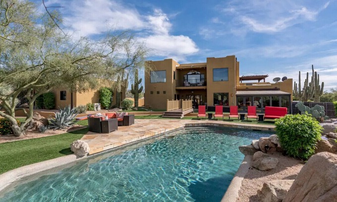 North Scottsdale Casa | IMPRESIONANTE Star Estate Lujo 5, estilo Resort Backyard, Kierland y Troon