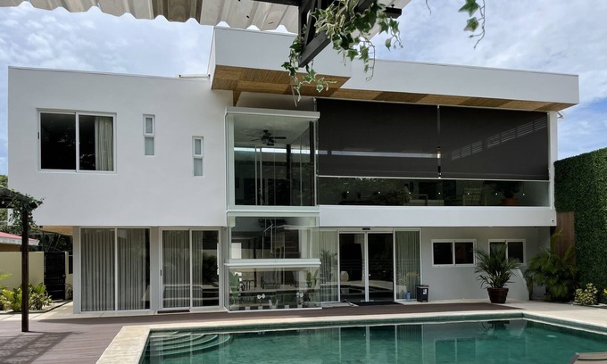 Barrio Ricos y Famosos Casa | 8 Master Bedrooms -Brand New Modern VIP Compound - 5 Blocks to Cocal Casino. Wow
