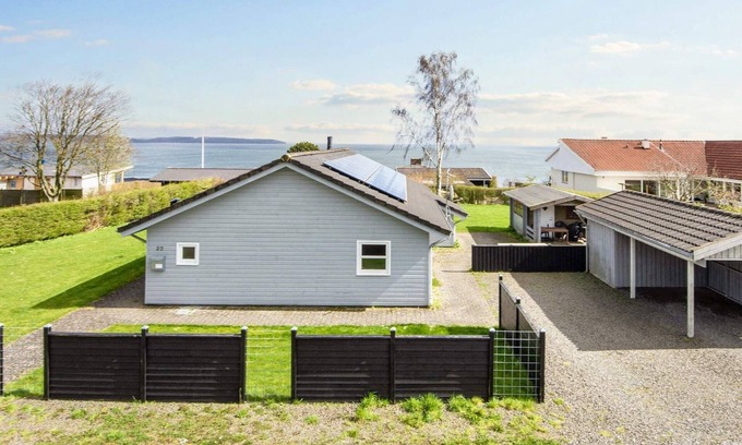 Hvidbjerg Strand Casa | Moderna casa de vacaciones en Borkop Jutlandia con sauna