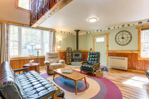 Marion Center Casa | 8 Private Acres Little Mahoning Creek Cabin!