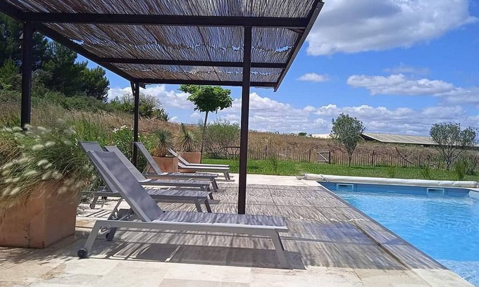 Montagnac Casa | 80m2 gîte with swimming pool in a peaceful natural setting between vineyards and garrigue (2)