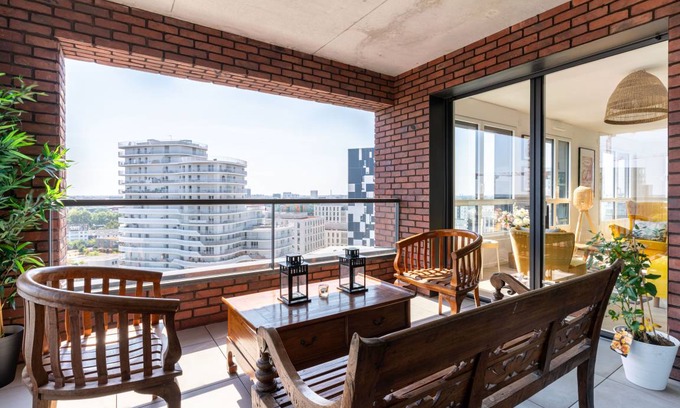 Vieux Malakoff Apartamento | 89 m² Apartamento ∙ 3 habitaciones ∙ 6 huéspedes